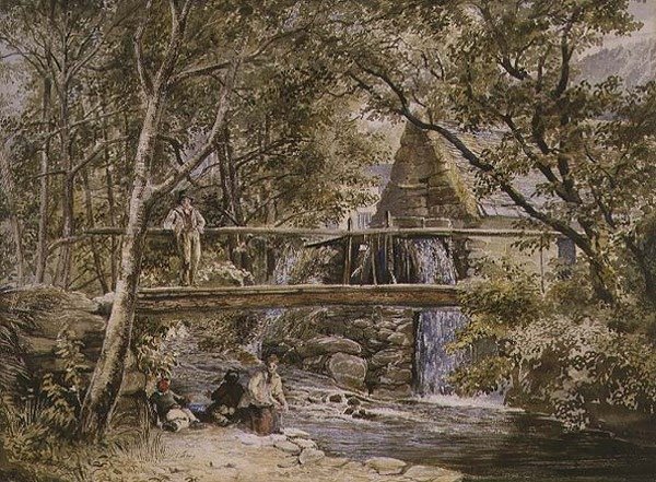 Un molino de agua de Richard Redgrave