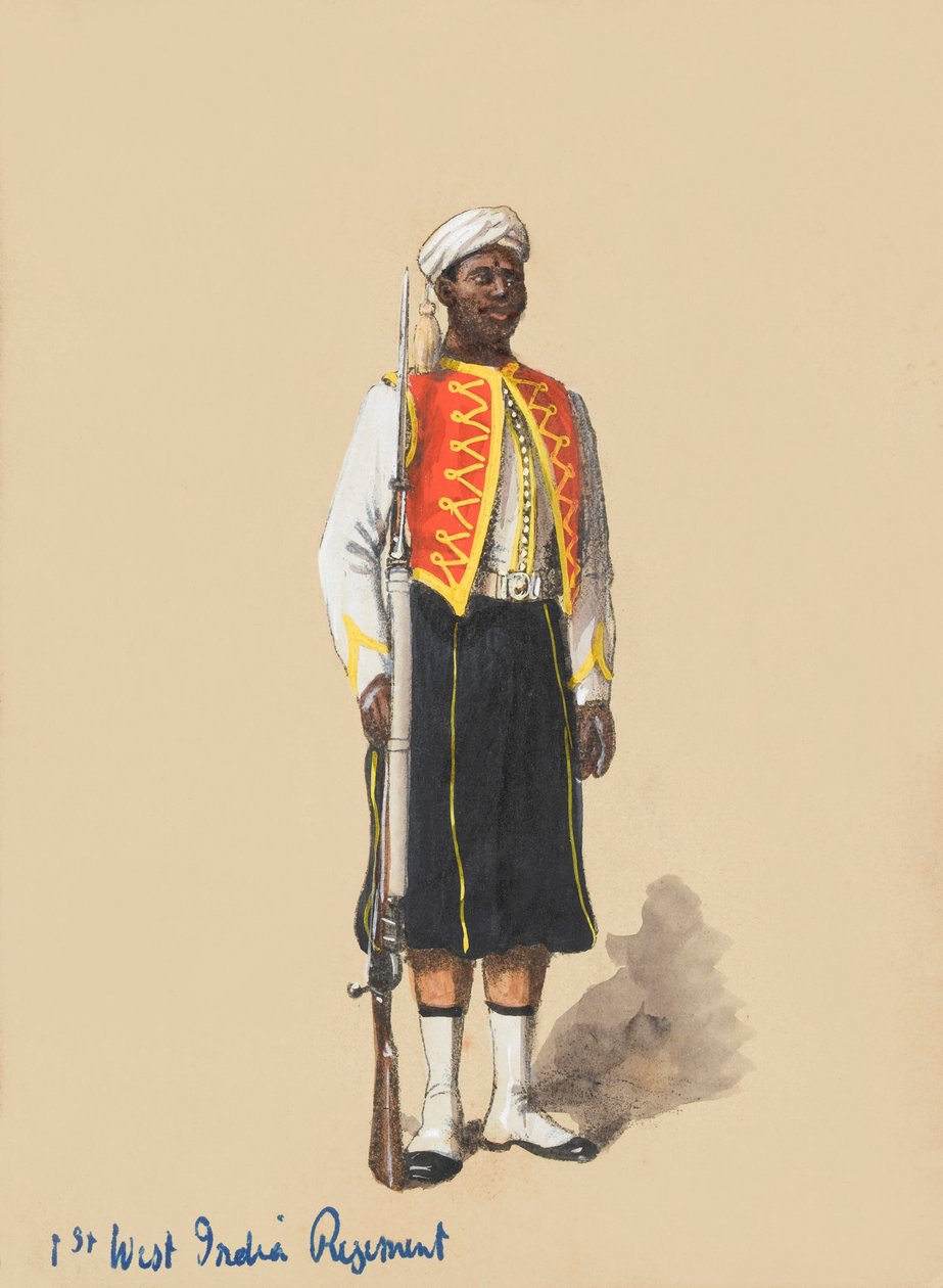 Soldado en uniforme completo de Richard Simkin