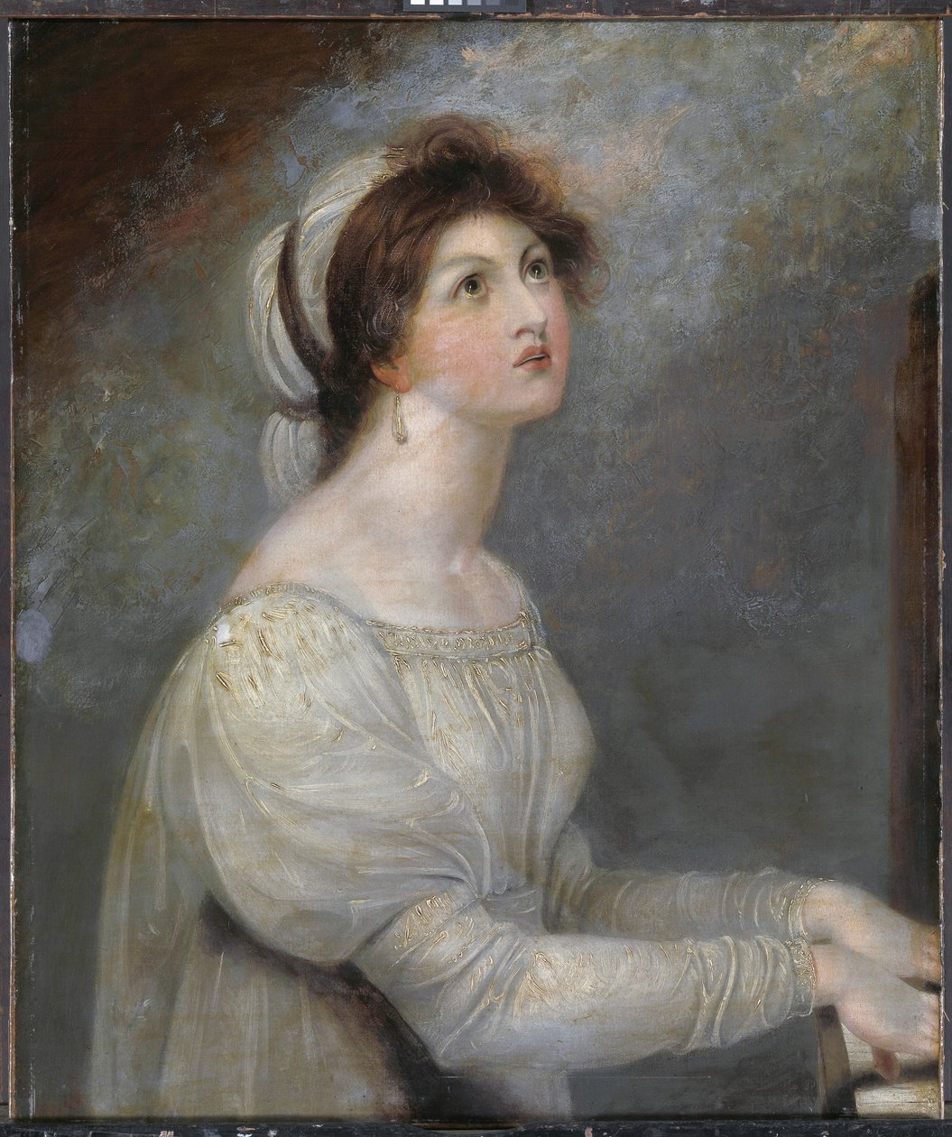 Lady Hamilton como Santa Cecilia de Richard Westall