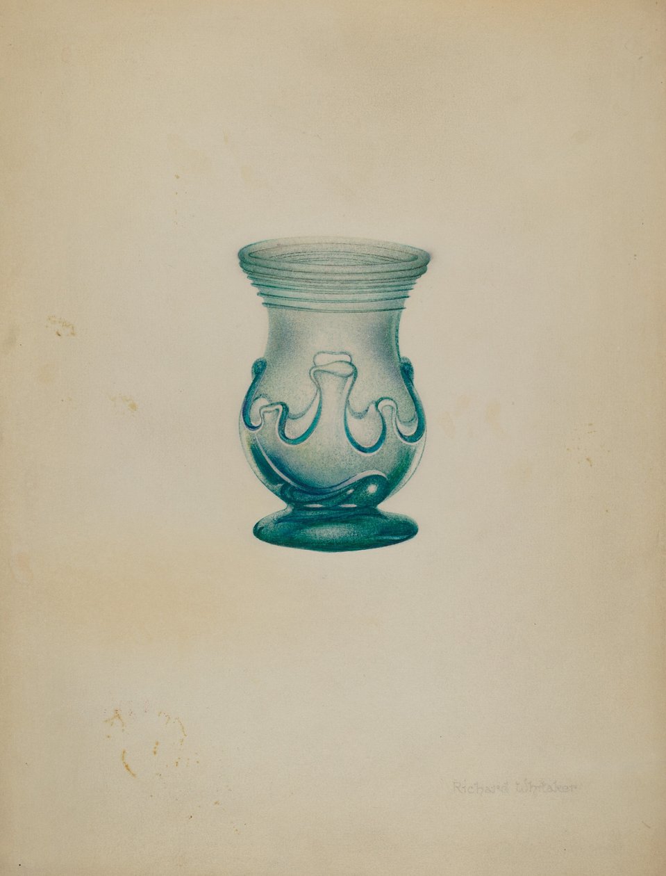 Jarrón de Vidrio de Richard Whitaker