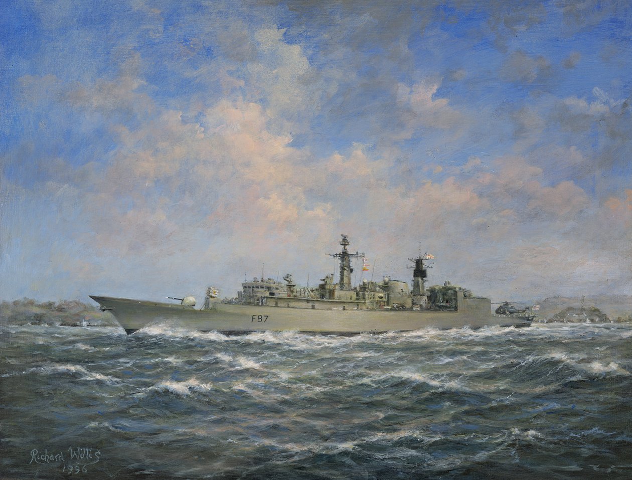 H.M.S. Chatham Tipo 22 (Lote 3) Fragata, 1996 de Richard Willis