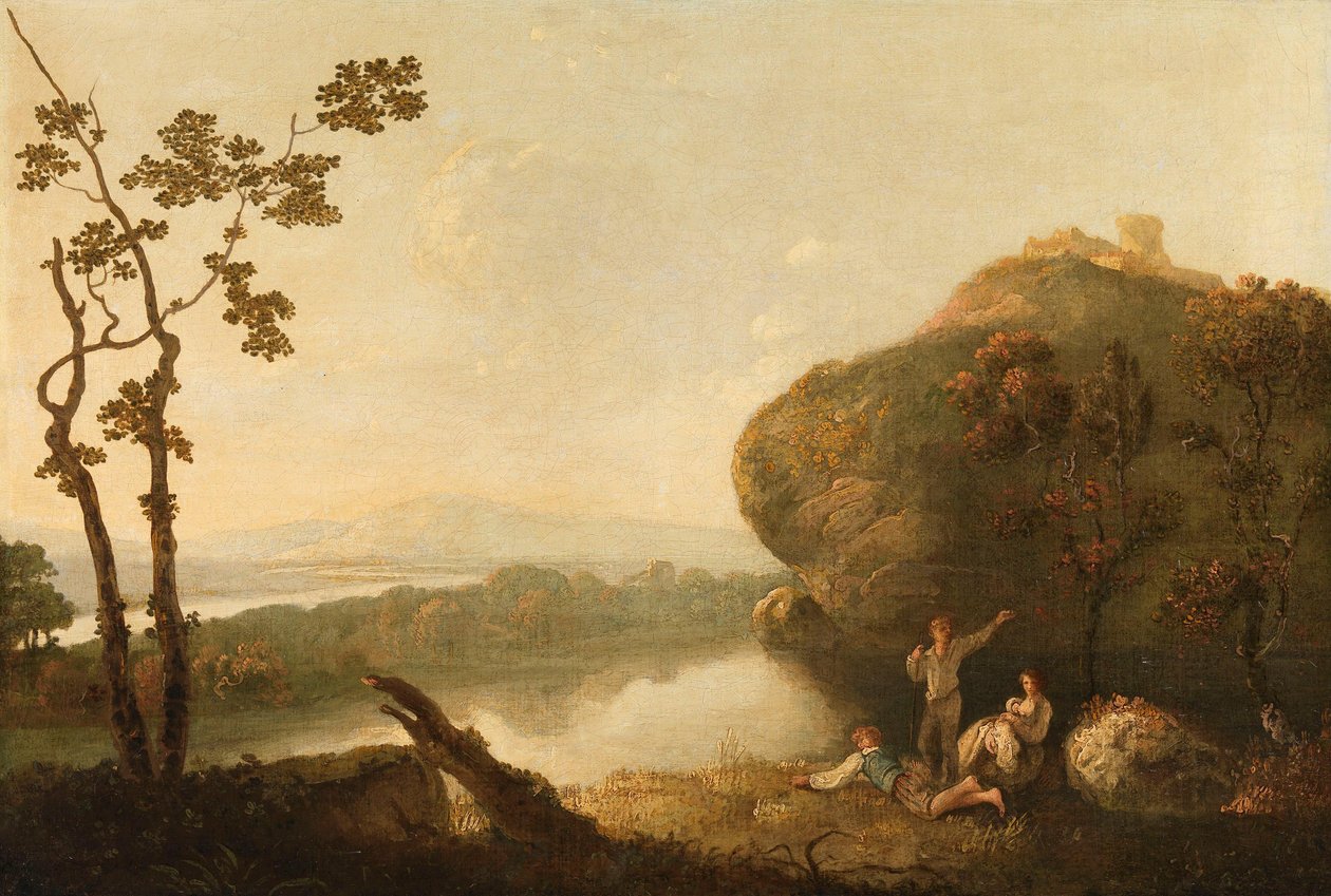 Una vista cerca de Roma de Richard Wilson