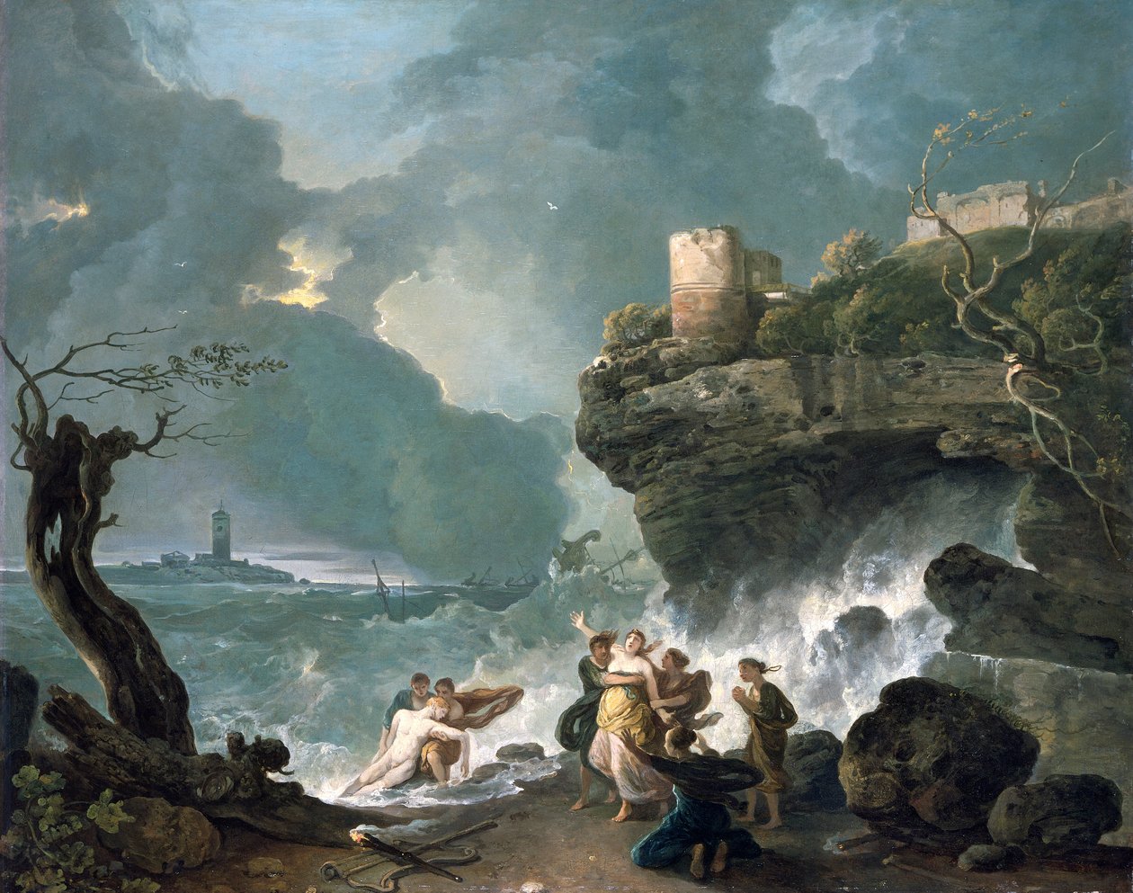 Ceyx y Alcyone, 1768 de Richard Wilson