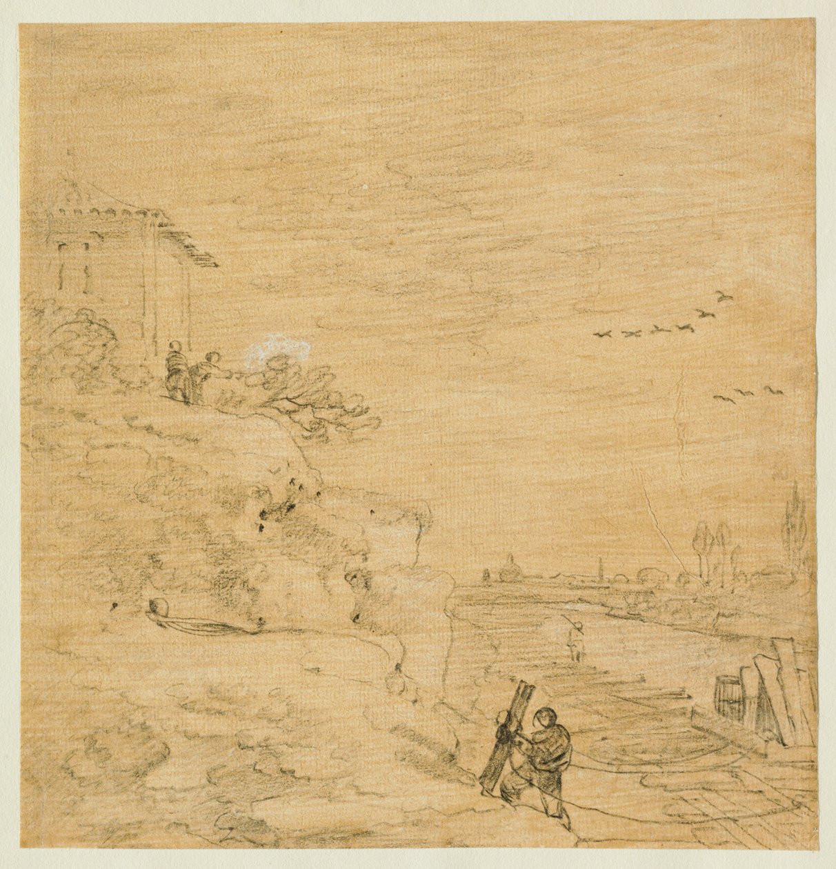 Am Ufer des Tiber de Richard Wilson