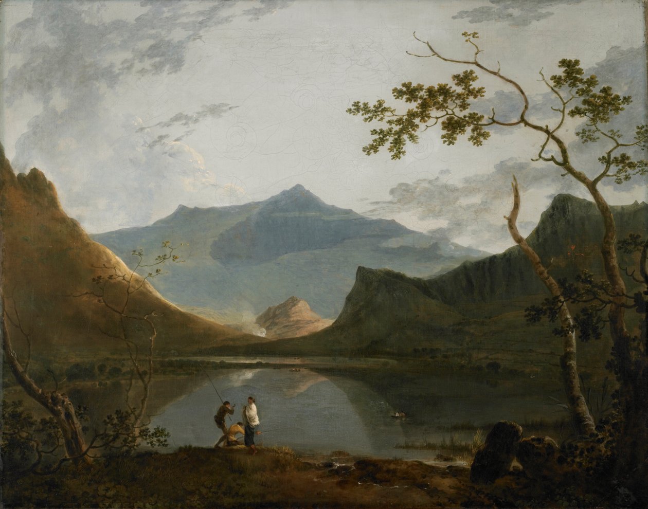 Snowdon desde Llyn Nanttle (óleo sobre lienzo) de Richard Wilson