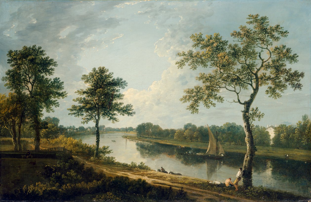El Támesis cerca de Marble Hill c.1762 (óleo sobre lienzo) de Richard Wilson