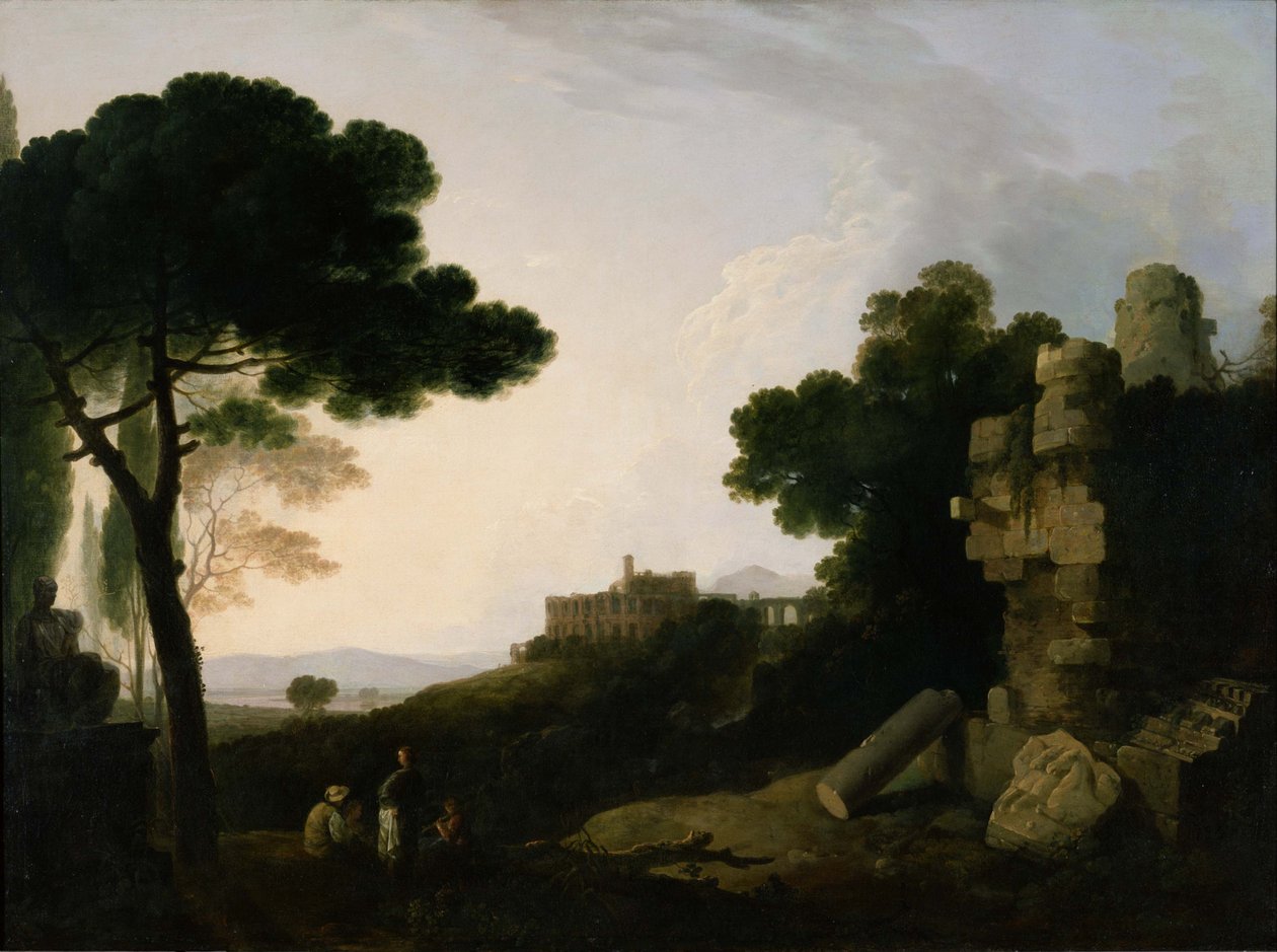 Paisaje de Tívoli, capricho de Richard Wilson
