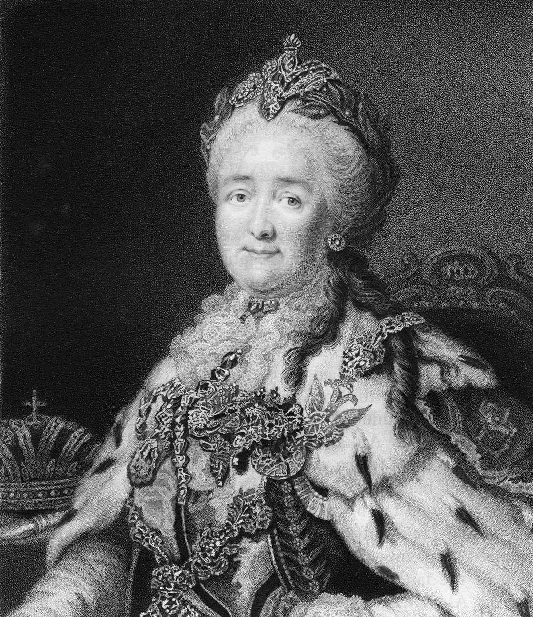 Emperatriz Catalina la Grande de Rusia, 1836 de Richard Woodman