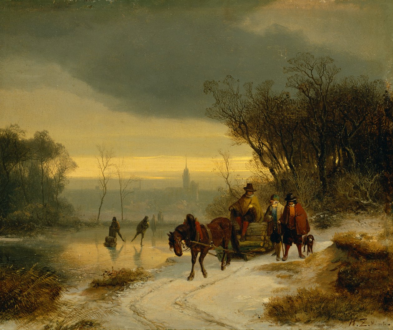 Paisaje invernal de Richard Zimmerman