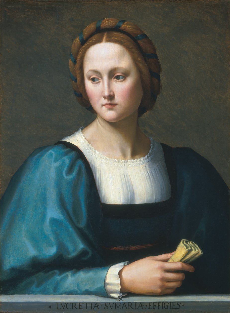 Lucrezia Sommaria, c. 1510 de Ridolfo Ghirlandaio