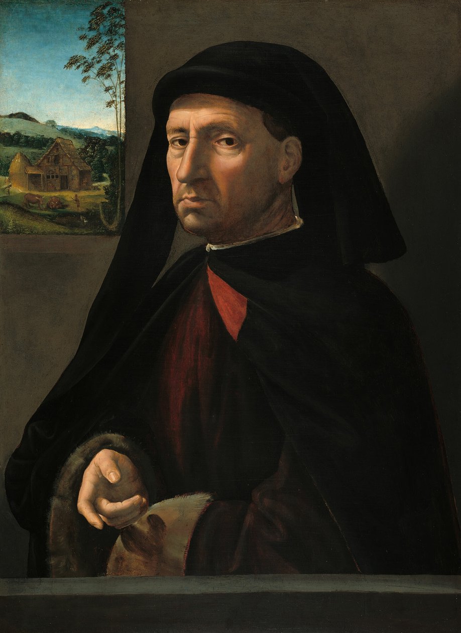 Retrato de un caballero de Ridolfo Ghirlandaio