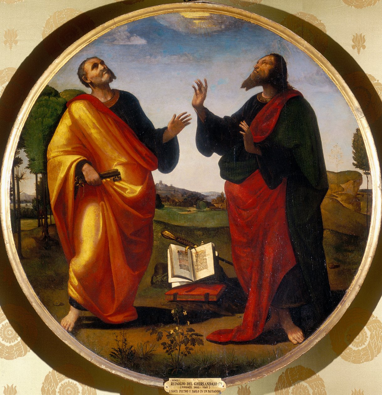 Santos Pedro y Pablo de Ridolfo Il  Ghirlandaio