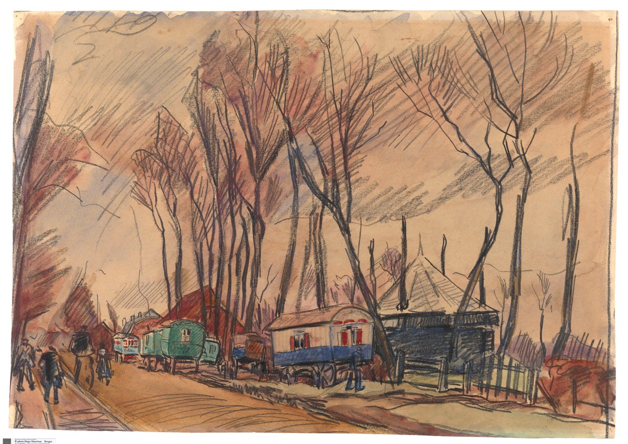 Carretera bajo la lluvia - Amersfoort de Rik Wouters