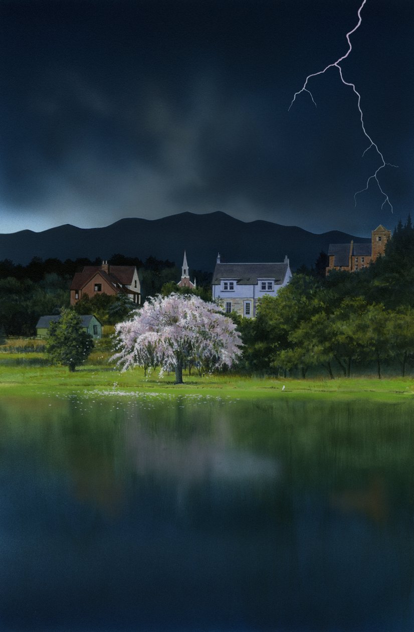 El mes más cruel, 2008 (Acrílico sobre tabla) de Rob Wood