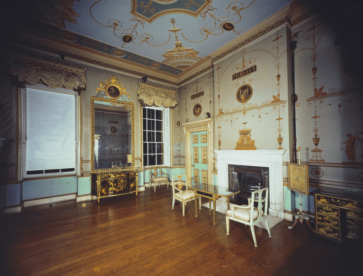 Vista del Vestidor Etrusco, 1773-74 de Robert Adam