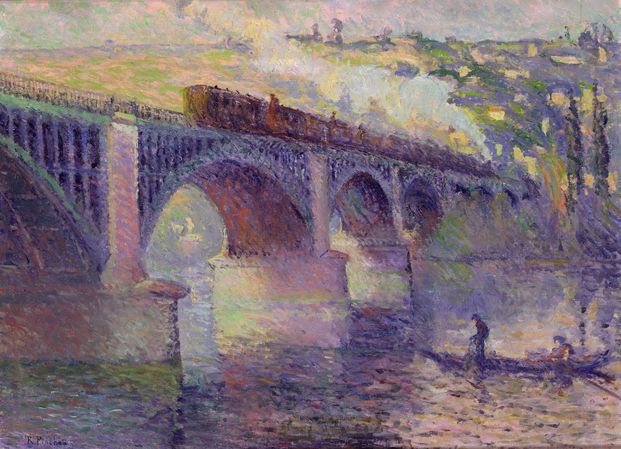 El Puente al Atardecer, 1905 de Robert Antoine Pinchon
