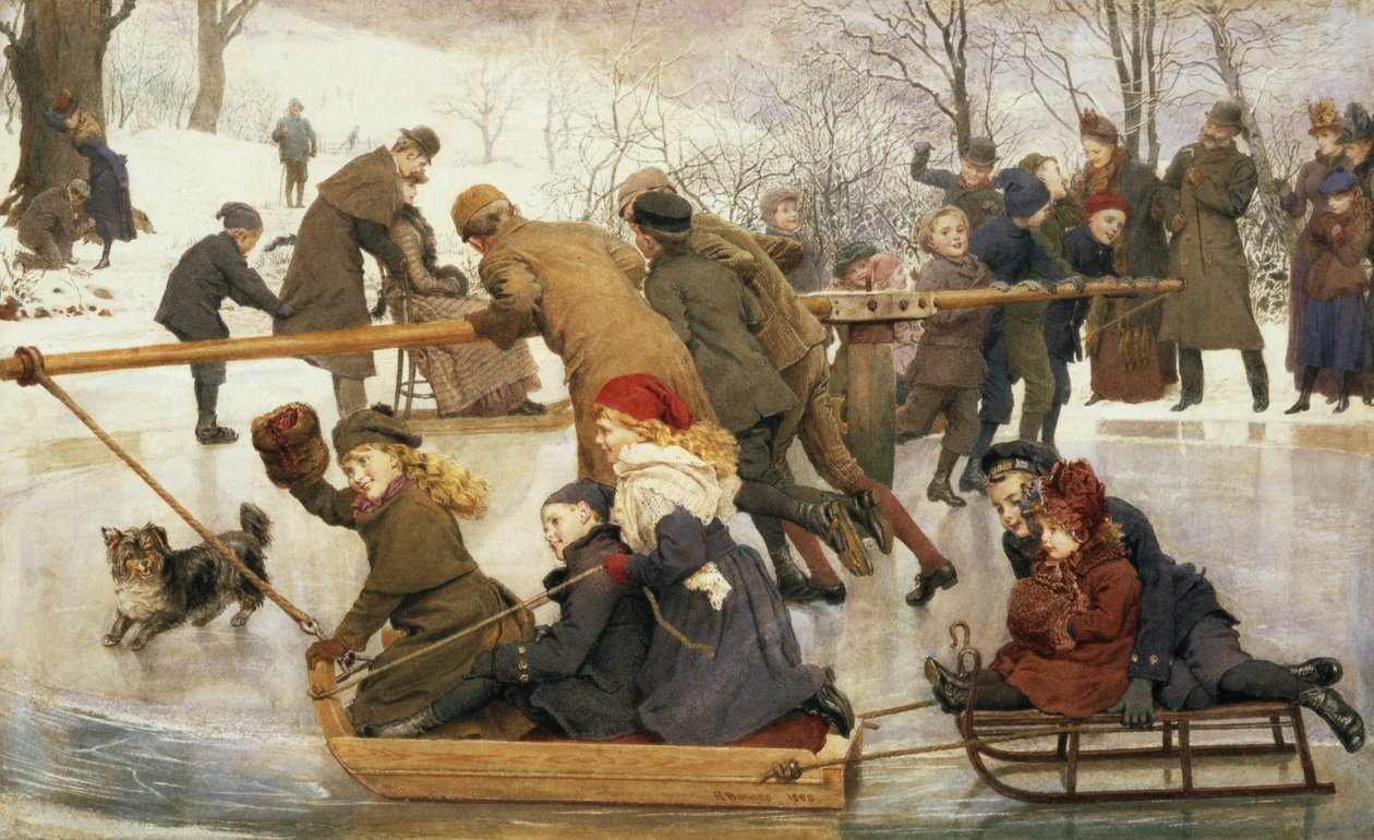 Carrusel en el Hielo de Robert Barnes