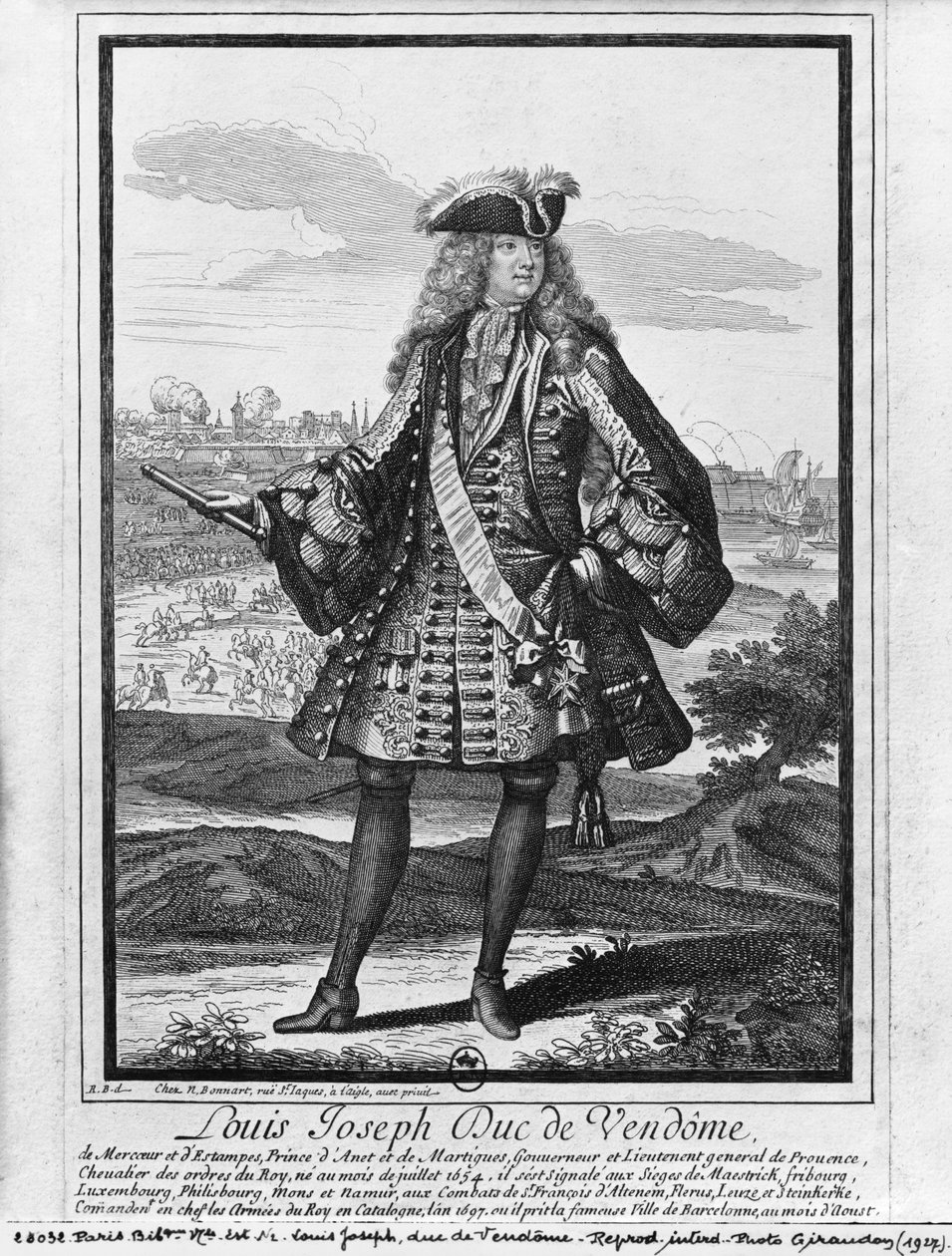 Luis José de Borbón, Duque de Vendôme, conocido como 