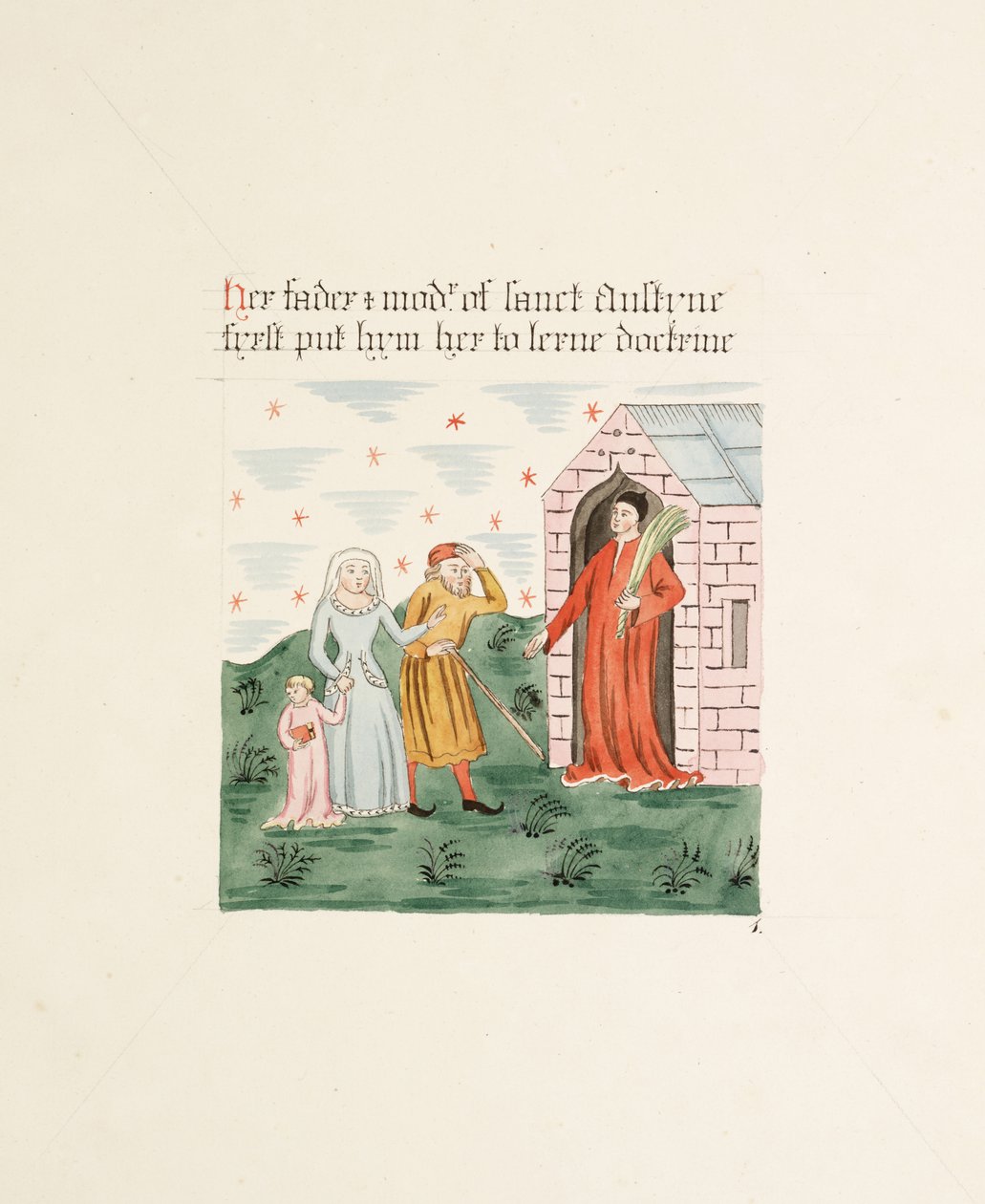 Ms. New Coll 380, f10r. Las antigüedades de la Catedral de Santa María, Carlisle, dibujado por Robert Carlile, 1795 de Robert Carlile
