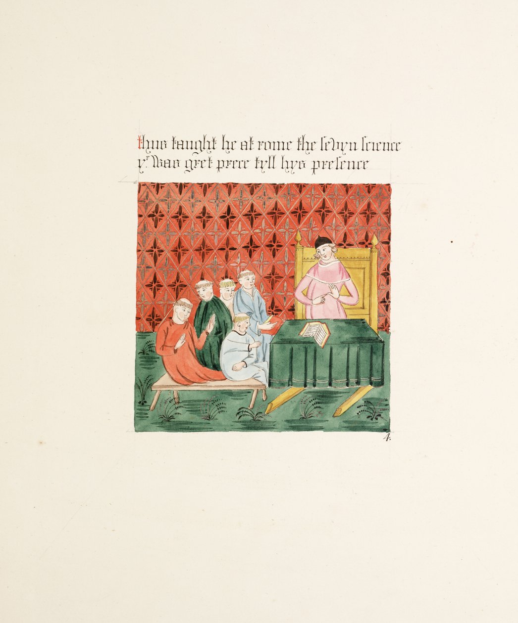 Ms. New Coll 380, f13r. Las antigüedades de la Catedral de Santa María, Carlisle, dibujadas por Robert Carlile, 1795 de Robert Carlile