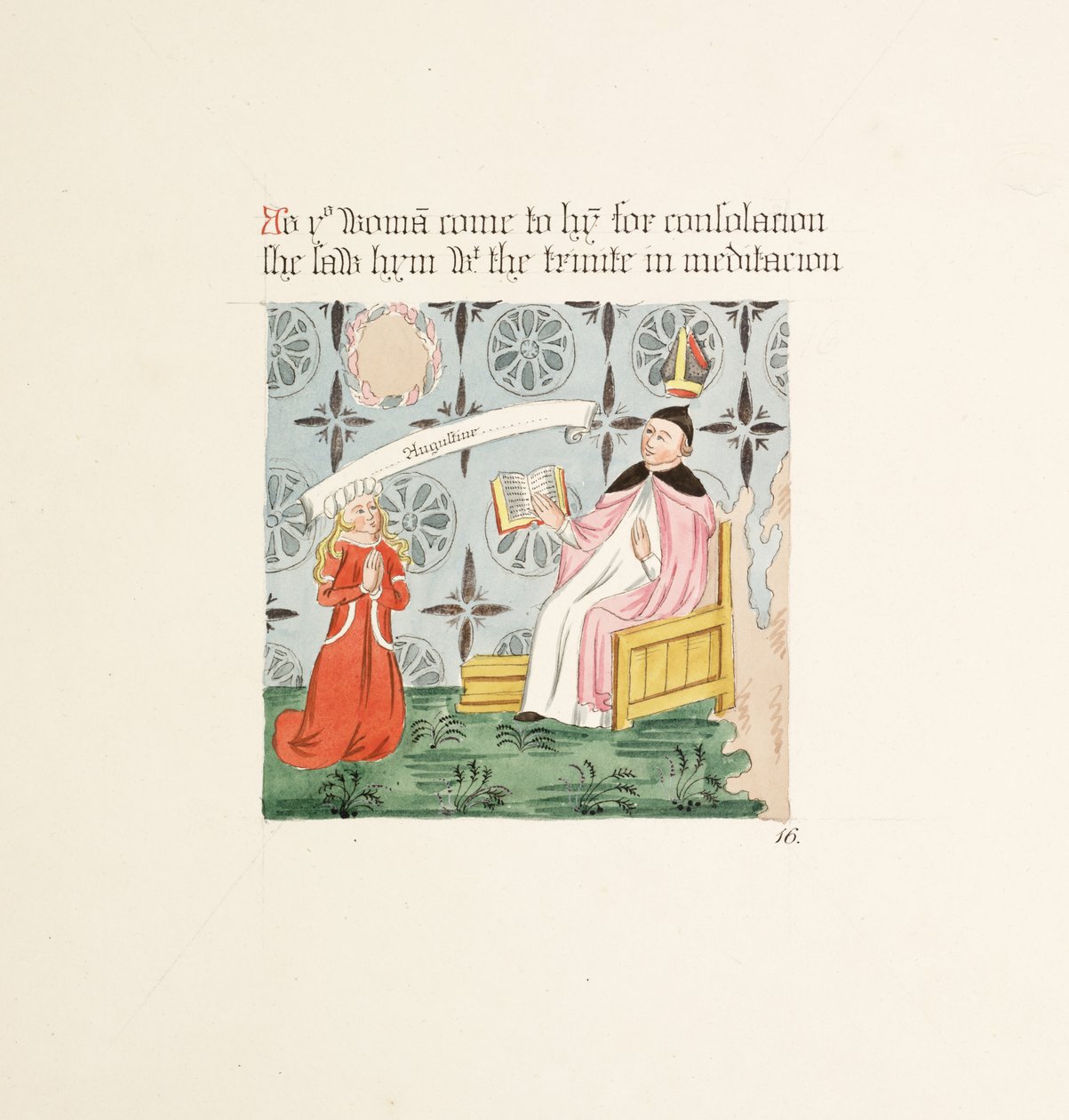 Ms. New Coll 380, f25r. Las antigüedades de la Catedral de Santa María, Carlisle, dibujado por Robert Carlile, 1795 de Robert Carlile