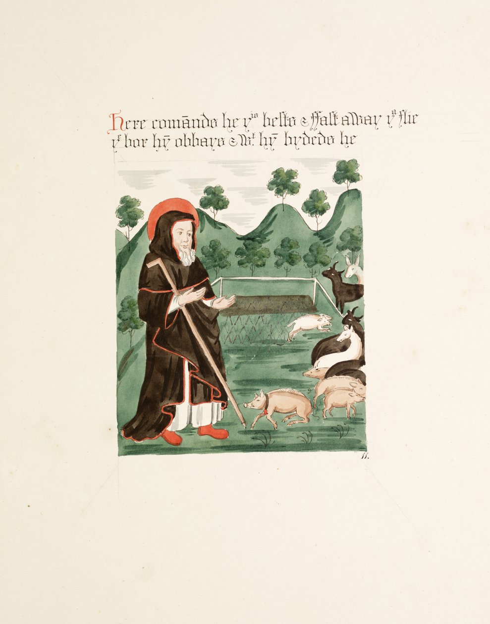 Ms. New Coll 380, f43r. Las antigüedades de la Catedral de Santa María, Carlisle, dibujado por Robert Carlile, 1795 de Robert Carlile