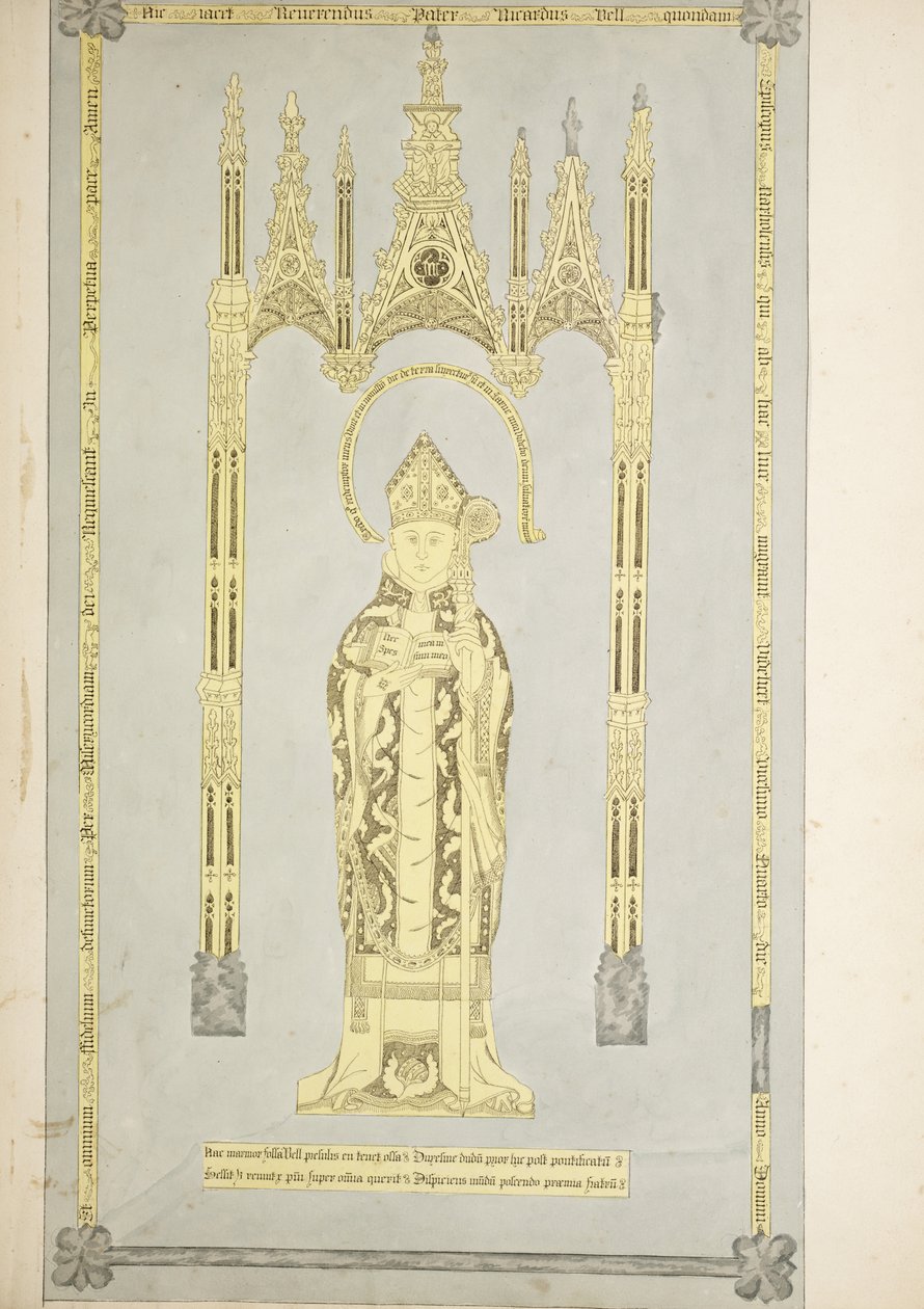 Las antigüedades de la Catedral de Santa María, Carlisle, dibujadas por Robert Carlile, 1795 de Robert Carlile