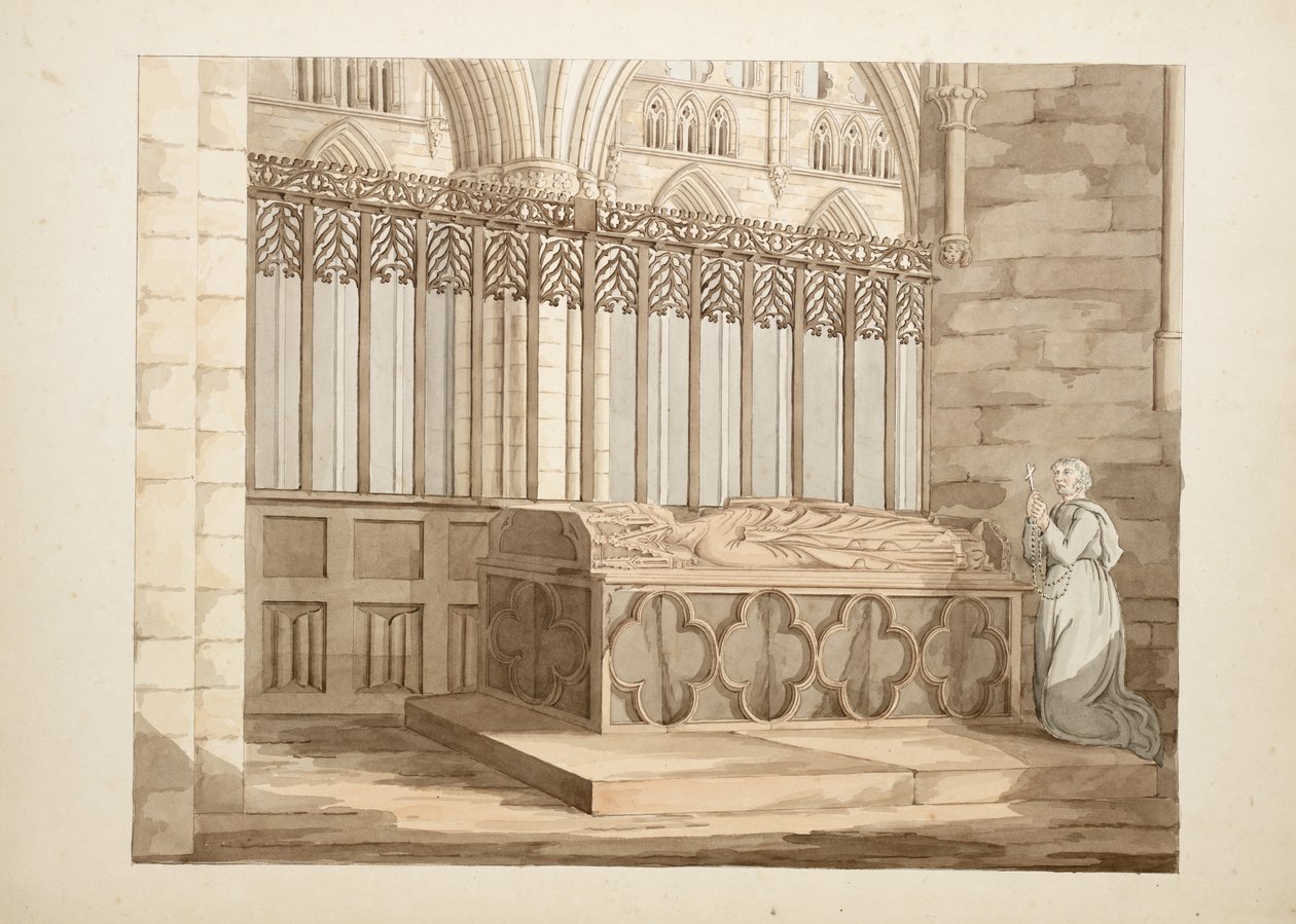 Las antigüedades de la Catedral de Santa María, Carlisle, dibujadas por Robert Carlile, 1795 de Robert Carlile