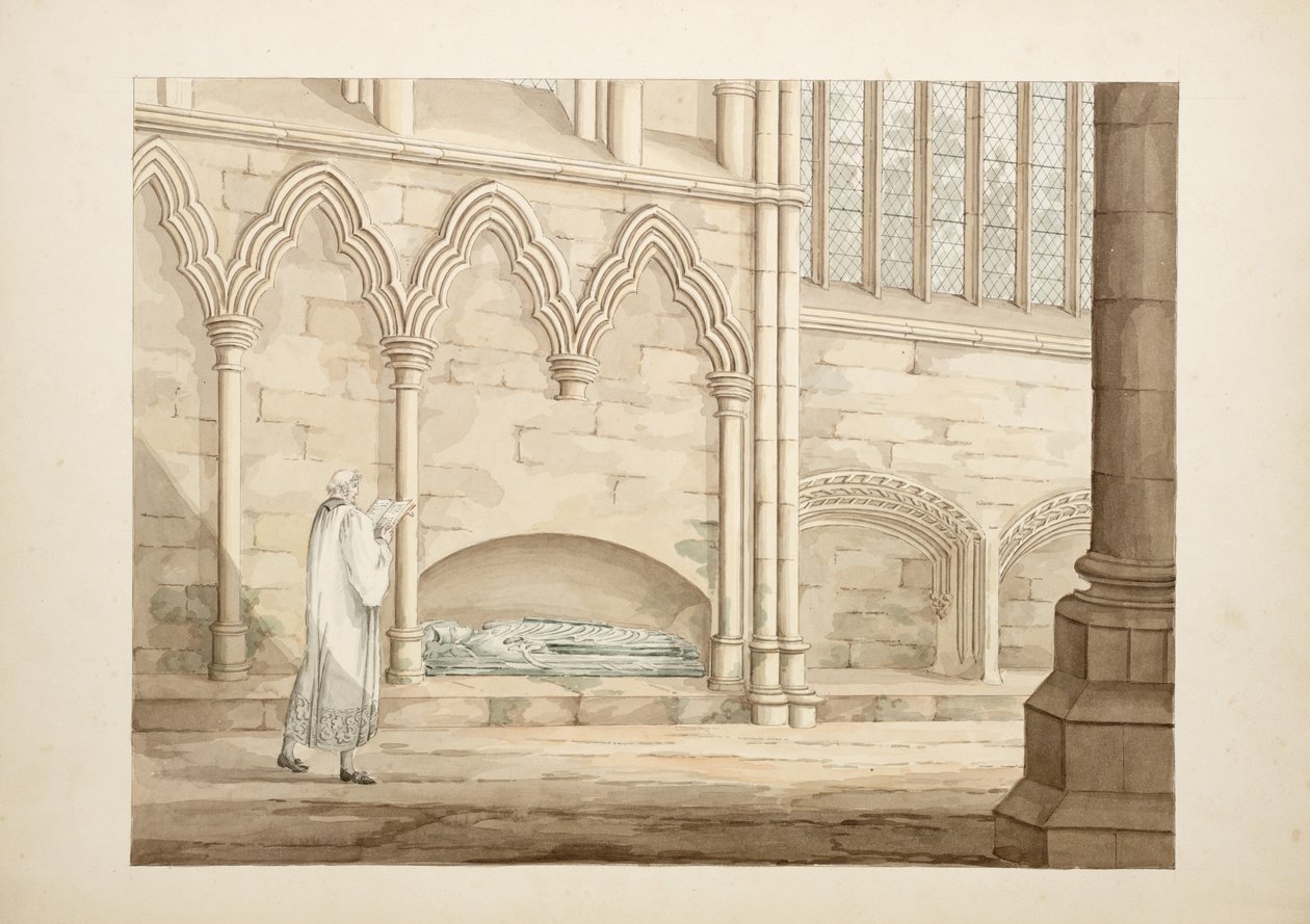 Las antigüedades de la Catedral de Santa María, Carlisle, dibujadas por Robert Carlile, 1795 de Robert Carlile