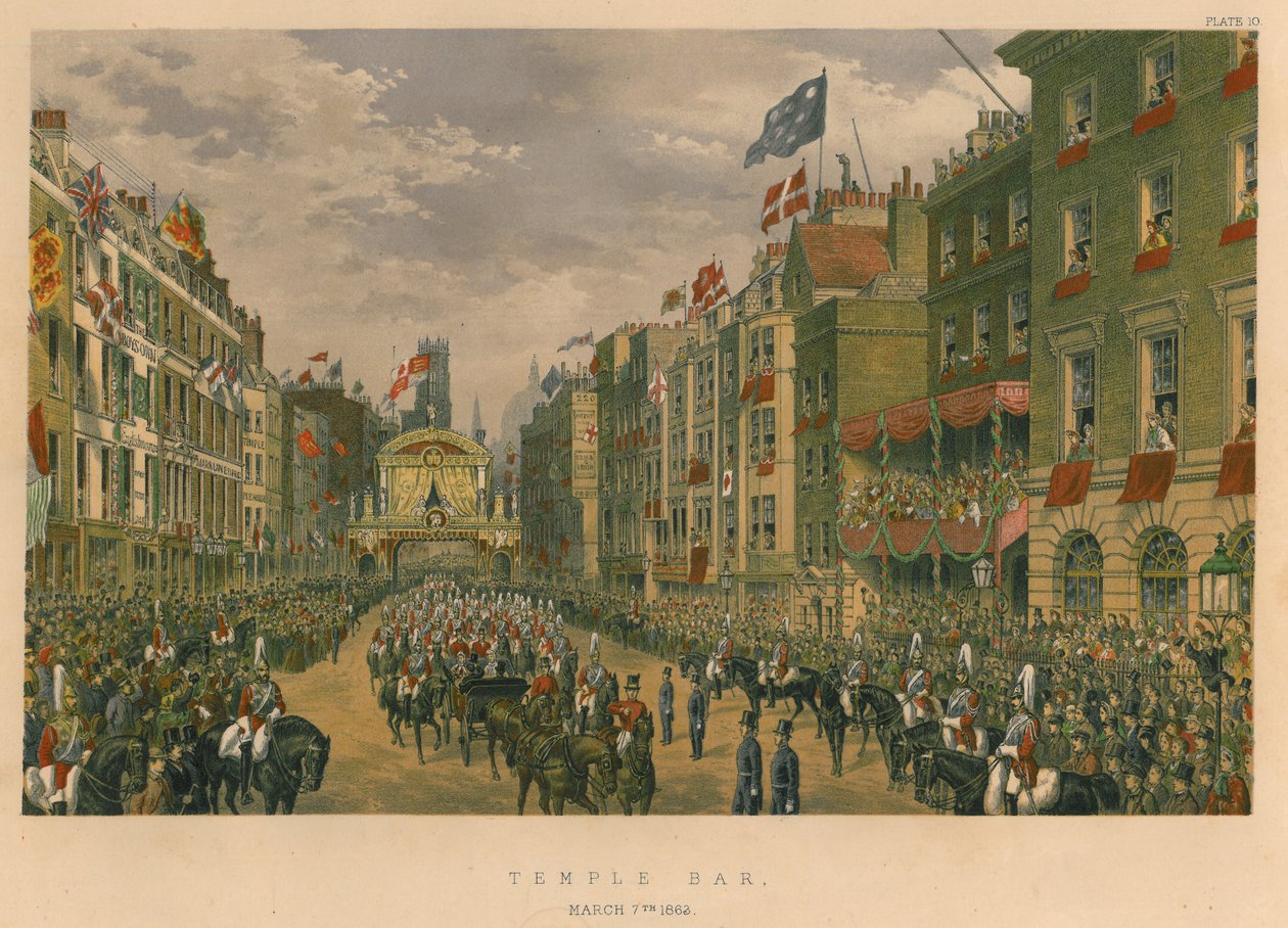 Temple Bar, 7 de marzo de 1863, 1863 de Robert Charles Dudley