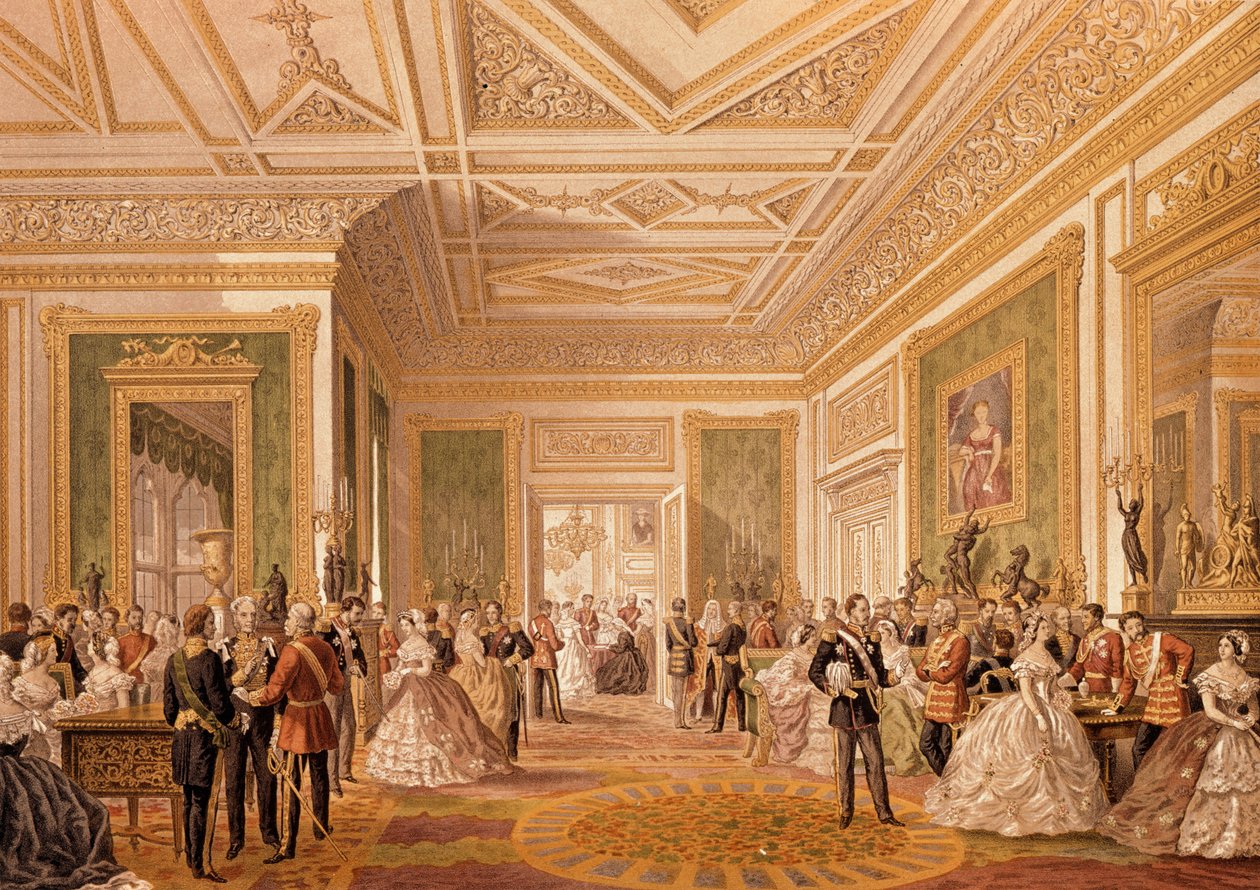 La firma del acta de matrimonio, 10 de marzo de 1863, publicado en 1864 de Robert Charles Dudley