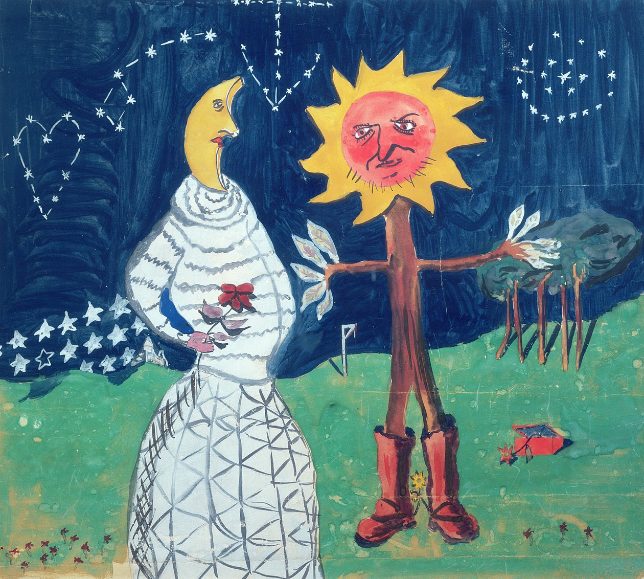 El Sol y La Luna de Robert Desnos