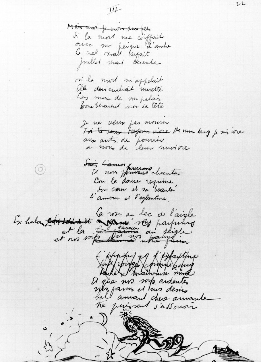 Poema, 1936-7 de Robert Desnos