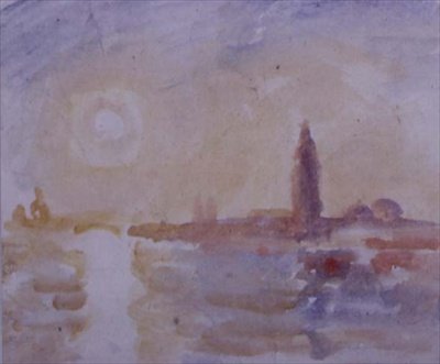 Atardecer, Venecia, c.1900-30 de Robert Graham Dryden Alexander