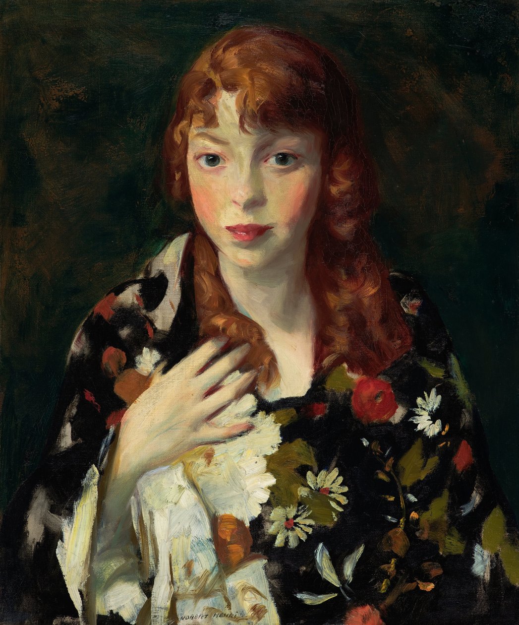Edna Smith en un Abrigo Japonés de Robert Cozad Henri