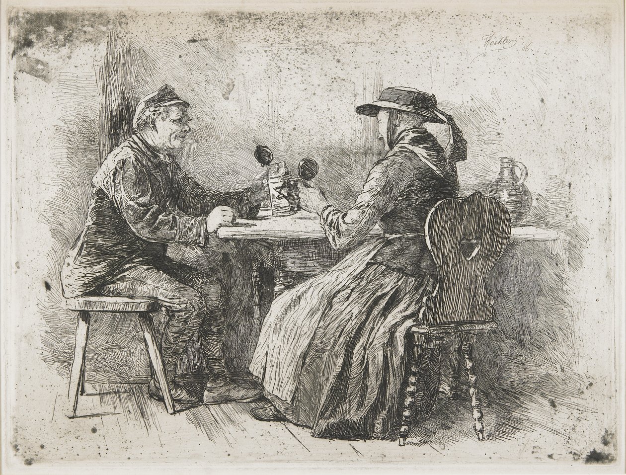 ¡Salud!, 1886 de Robert Koehler
