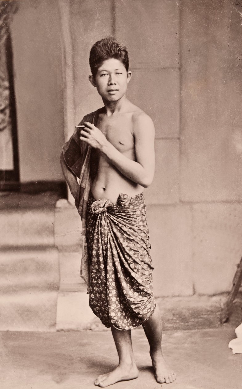 Un Hombre Siamés, c.1890 de Robert Lenz