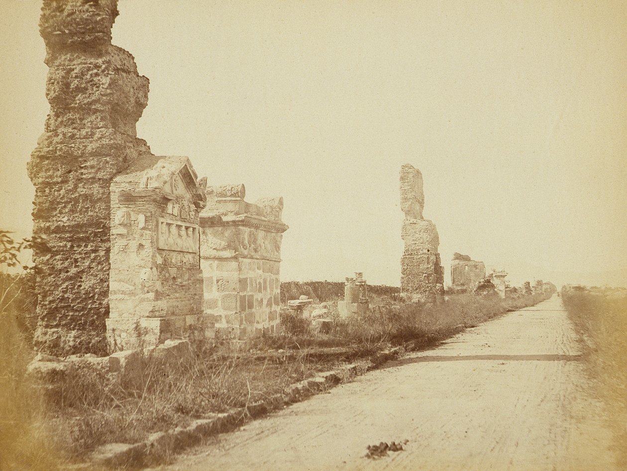 Vista de la Vía Apia Antigua de Robert MacPherson