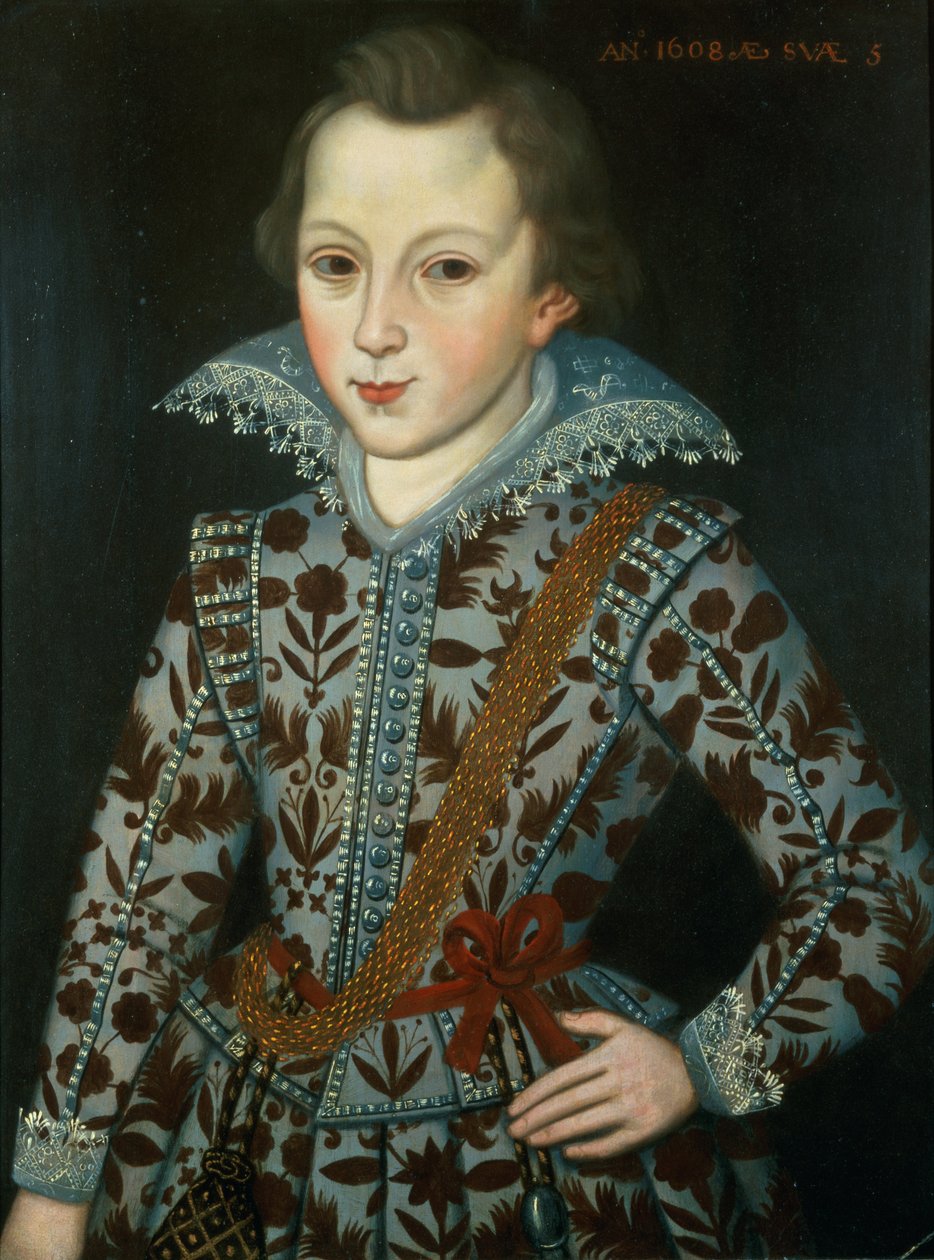 Retrato de un niño pequeño, de cinco años de Robert Peake