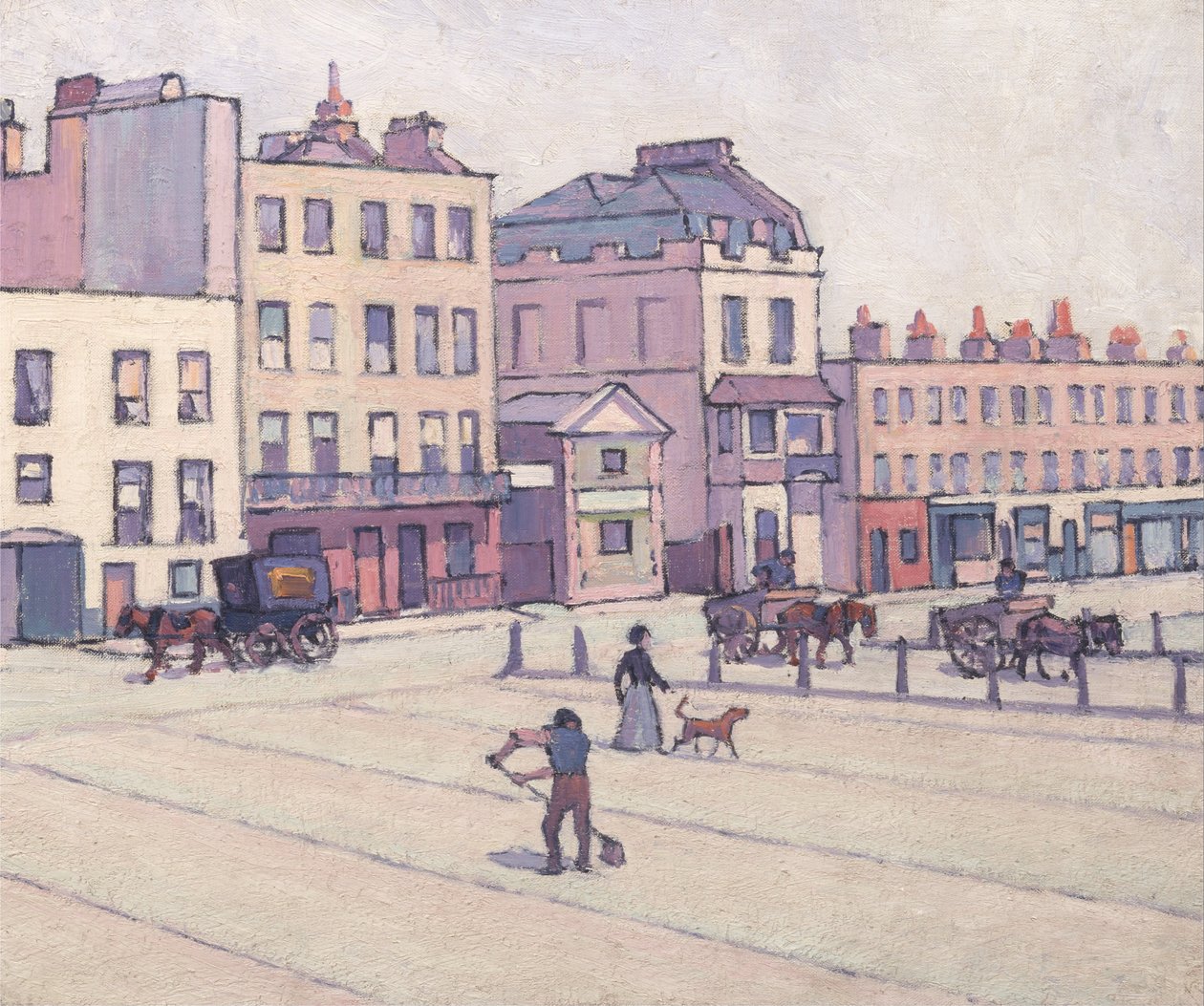 La casa de pesaje, mercado de Cumberland de Robert Polhill Bevan