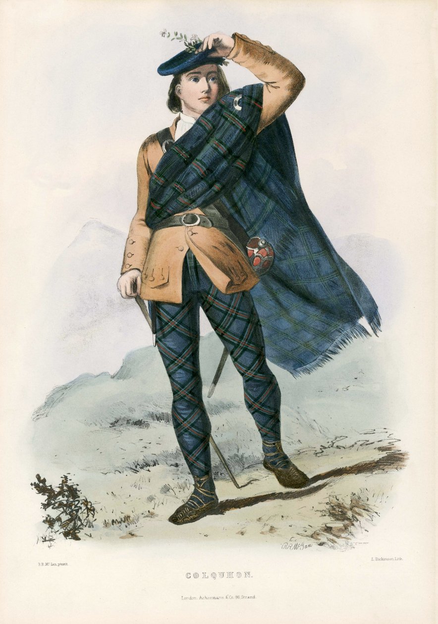 Colquhon, de The Clans of the Scottish Highlands, pub. 1845 de Robert Ronald McIan