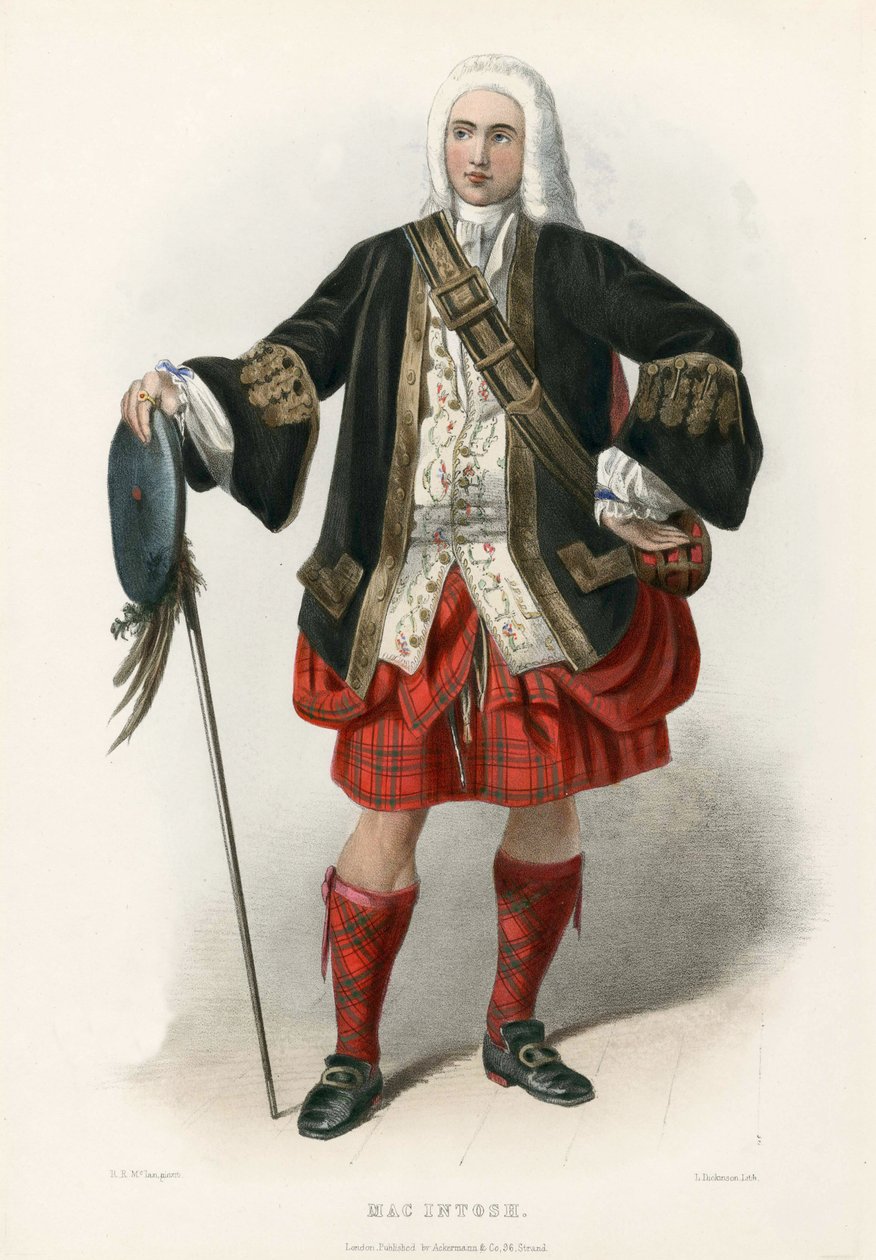 Mac Intoch, de The Clans of the Scottish Highlands, pub. 1845 de Robert Ronald McIan