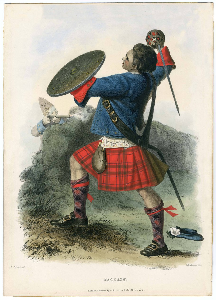 Macbain, de The Clans of the Scottish Highlands, pub. 1845 de Robert Ronald McIan