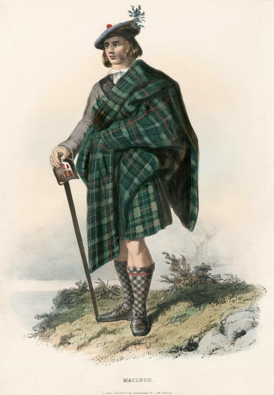 Macleod, de The Clans of the Scottish Highlands, pub. 1845 de Robert Ronald McIan