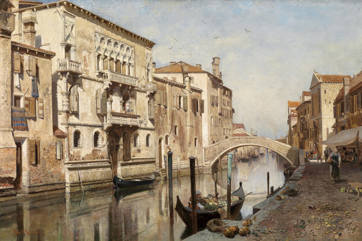 Vista del Palazzo del Cammello en Venecia de Robert Russ