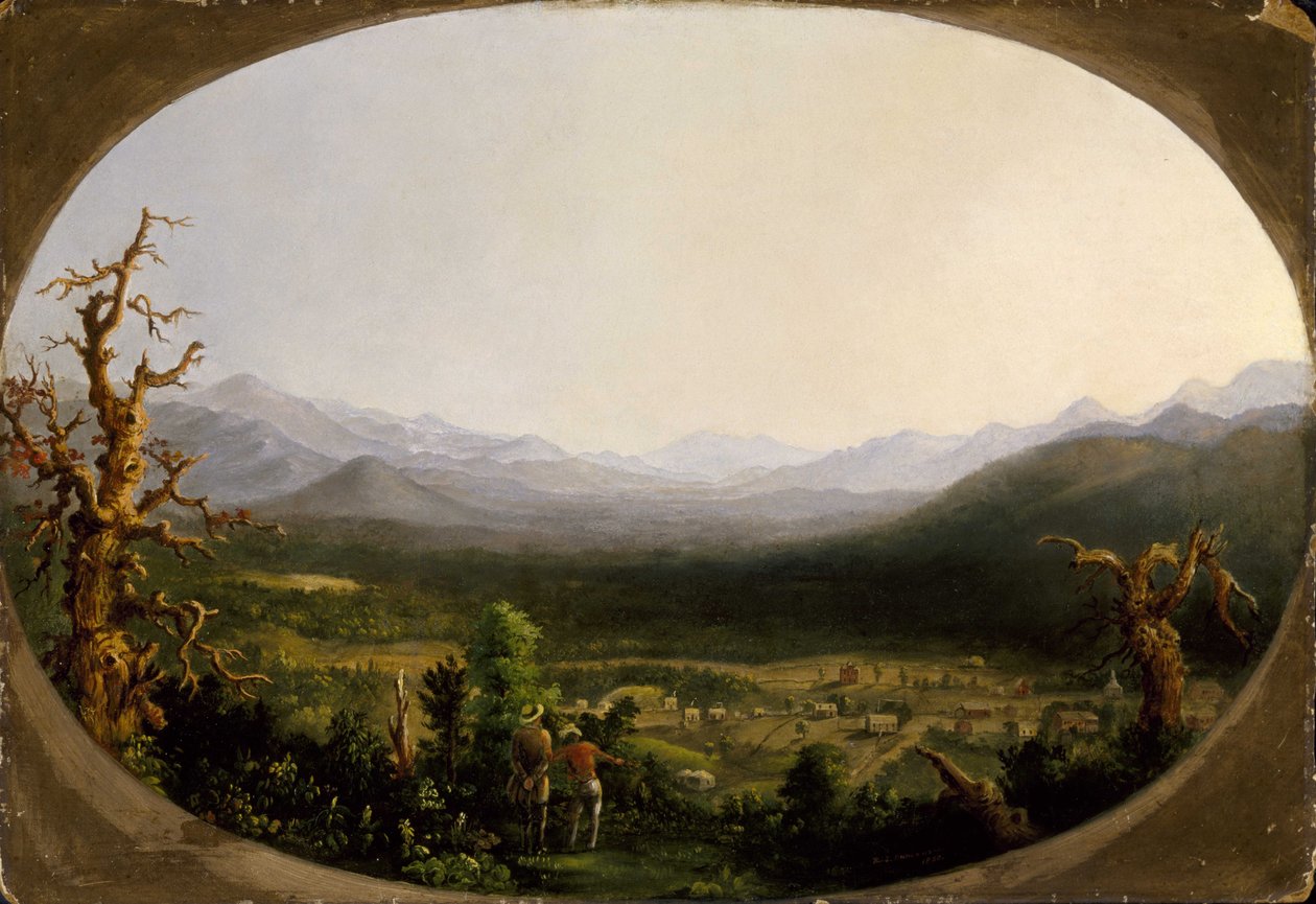 Vista de Asheville, Carolina del Norte de Robert Scott Duncanson