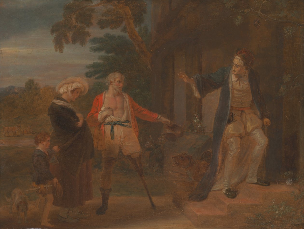 Las siete edades del hombre- El pantalón, Como gustéis, II, vii de Robert Smirke