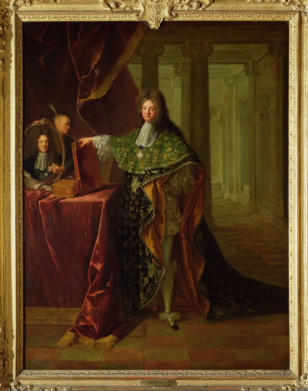 Retrato de Jean-Baptiste Colbert, marqués de Torcy (1655-1746) de Robert Tournieres