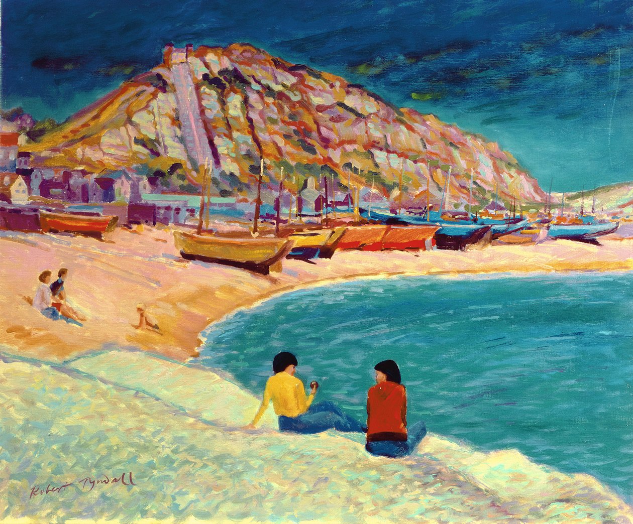 Hastings: escena de playa de Robert Tyndall
