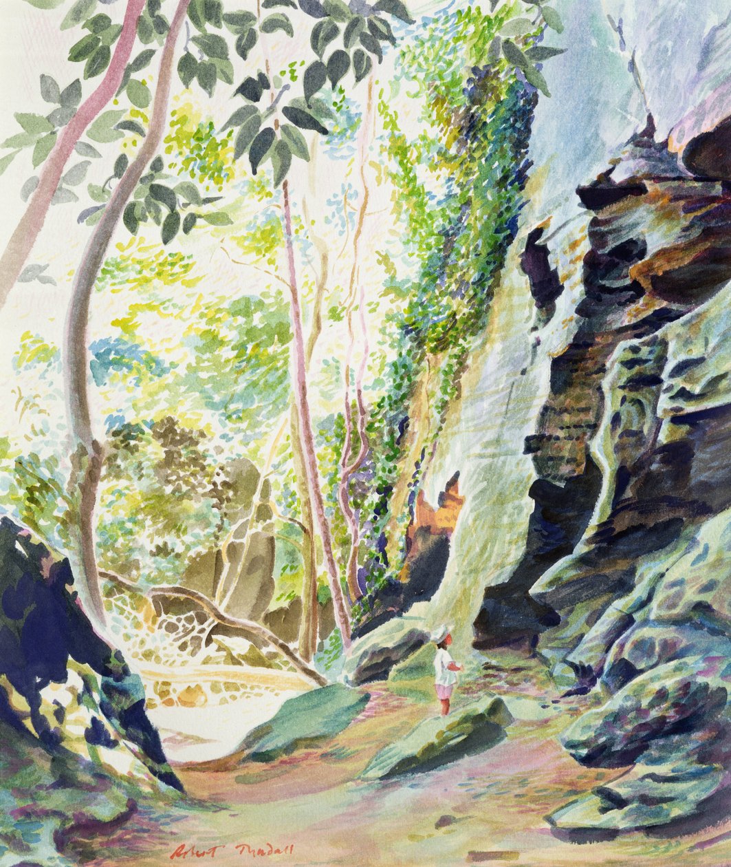 Rocas cerca de Nowra, N.S.W. Australia de Robert Tyndall